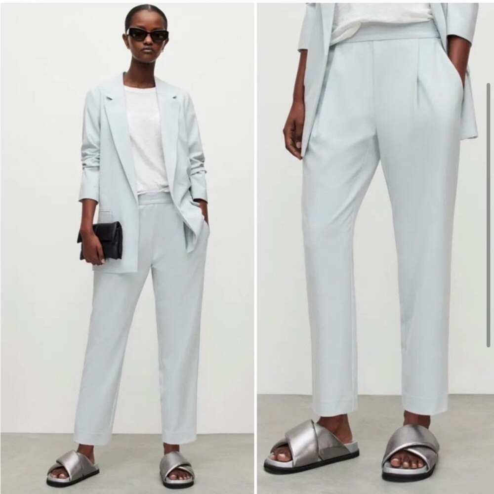 New | AllSaints Aleida Grouser Powdered Blue 8